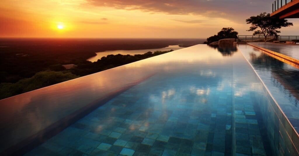 Top 5 Backyard Resort Style Pools For You, infinity edge pool